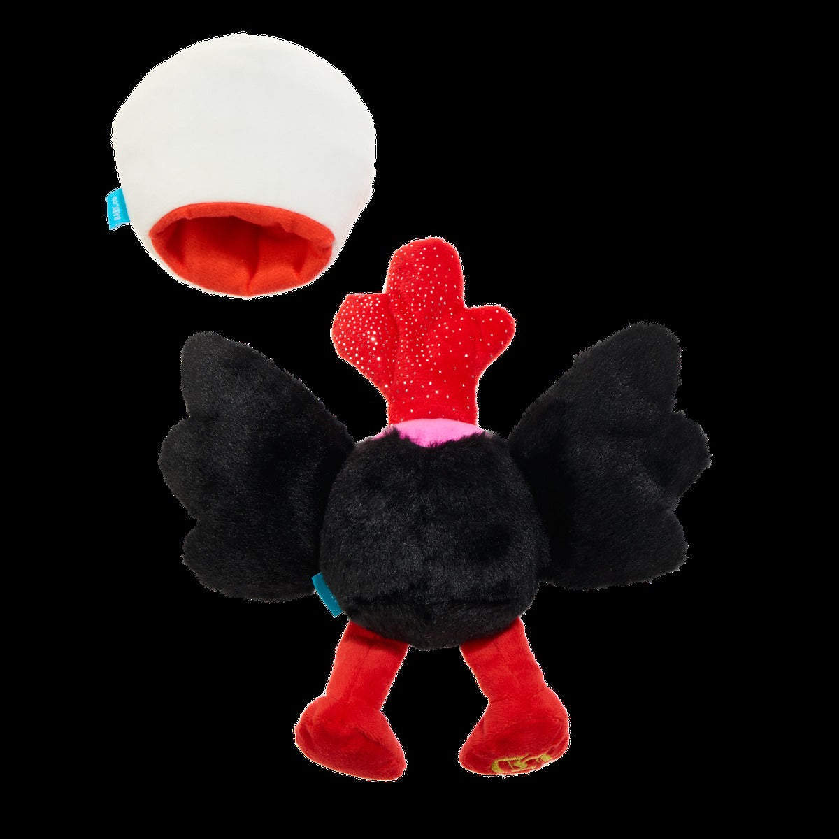 Murder Bird Plush Multi-Part + Tug Dog Toy