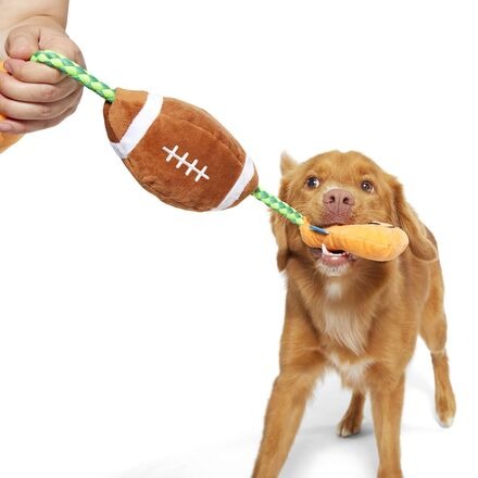 Touchdown Tug Plush Dog Toy