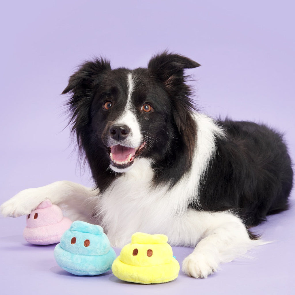 Marshmallow Poops Plush Multi-Part Dog Toy