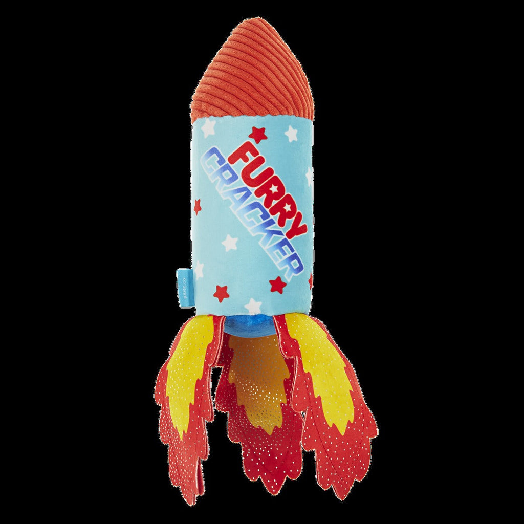 Furry Cracker Plush Tug Dog Toy