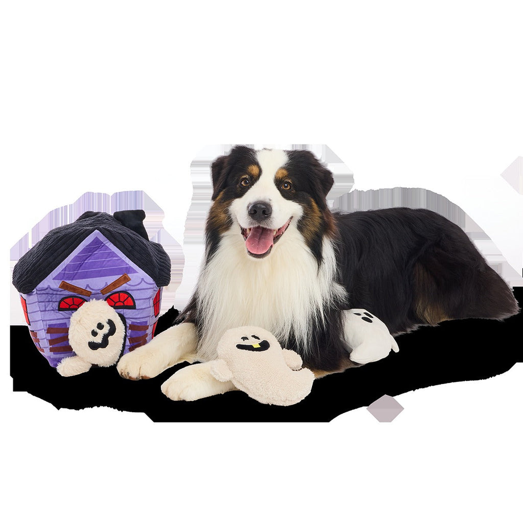 Paranormal Snacktivity Plush Extra-Large + Multi-Part + Enrichment Dog Toy
