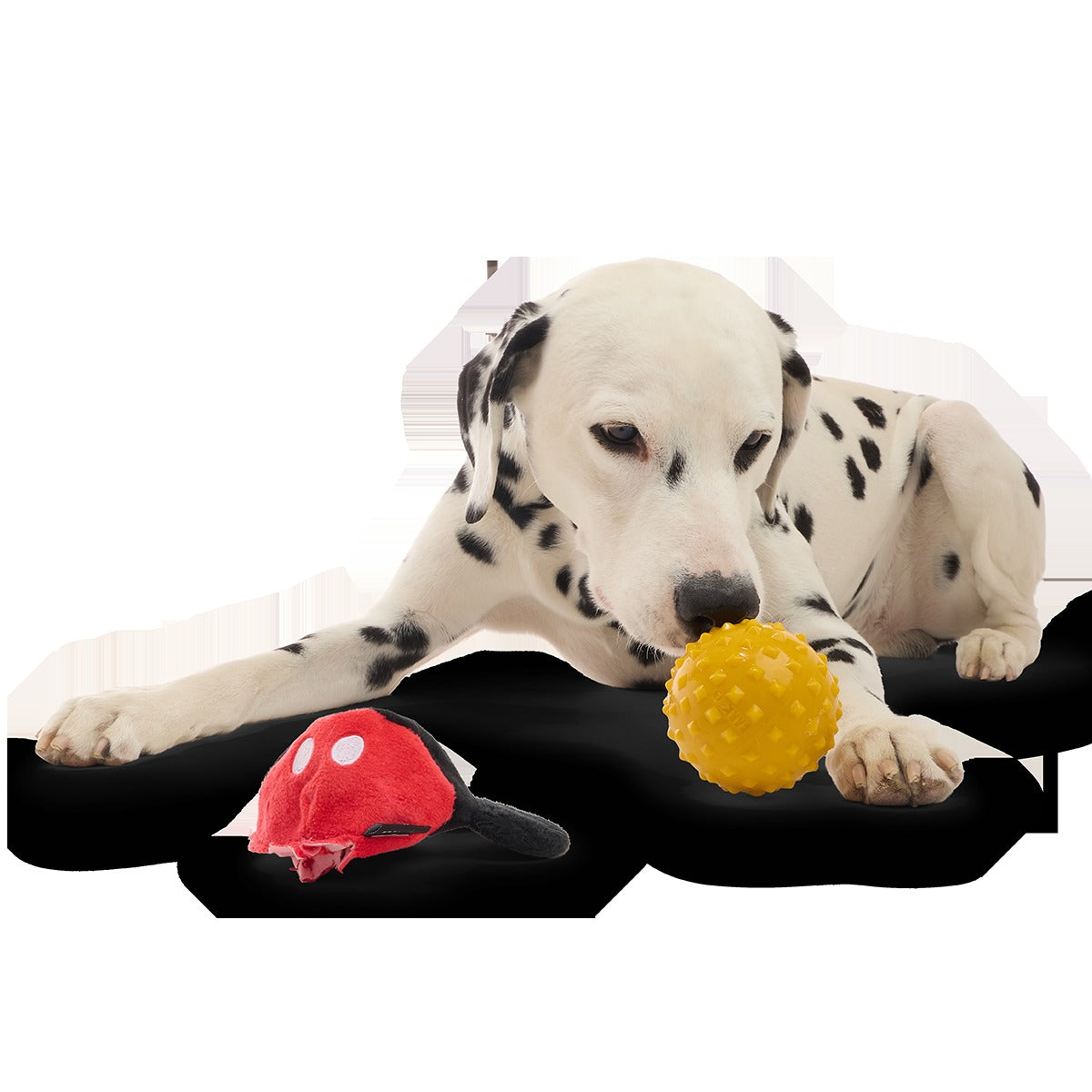 Mickey Mouse Ball Super Chewer Durable 2-in-1 + Fetch Dog Toy