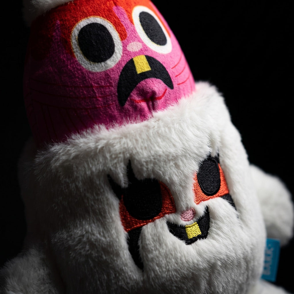 Psycho Bunny Plush Multi-Part + Enrichment Dog Toy