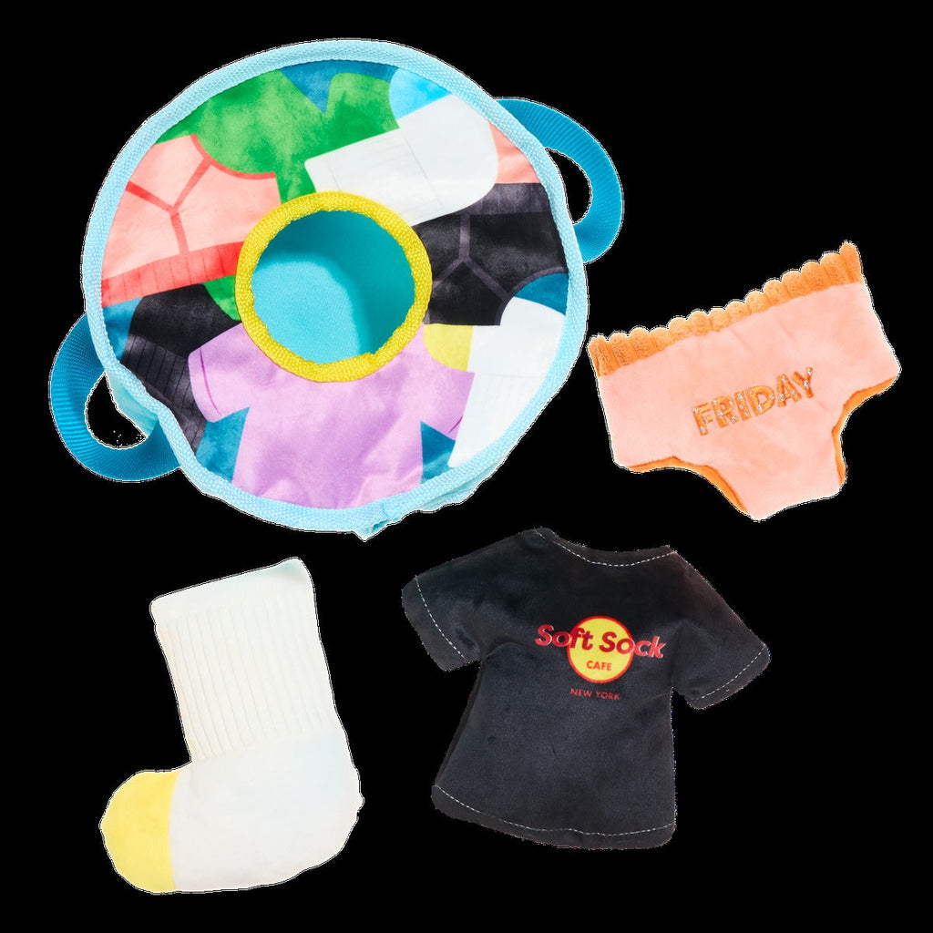 Basket Stace Plush Extra-Large + Enrichment Dog Toy