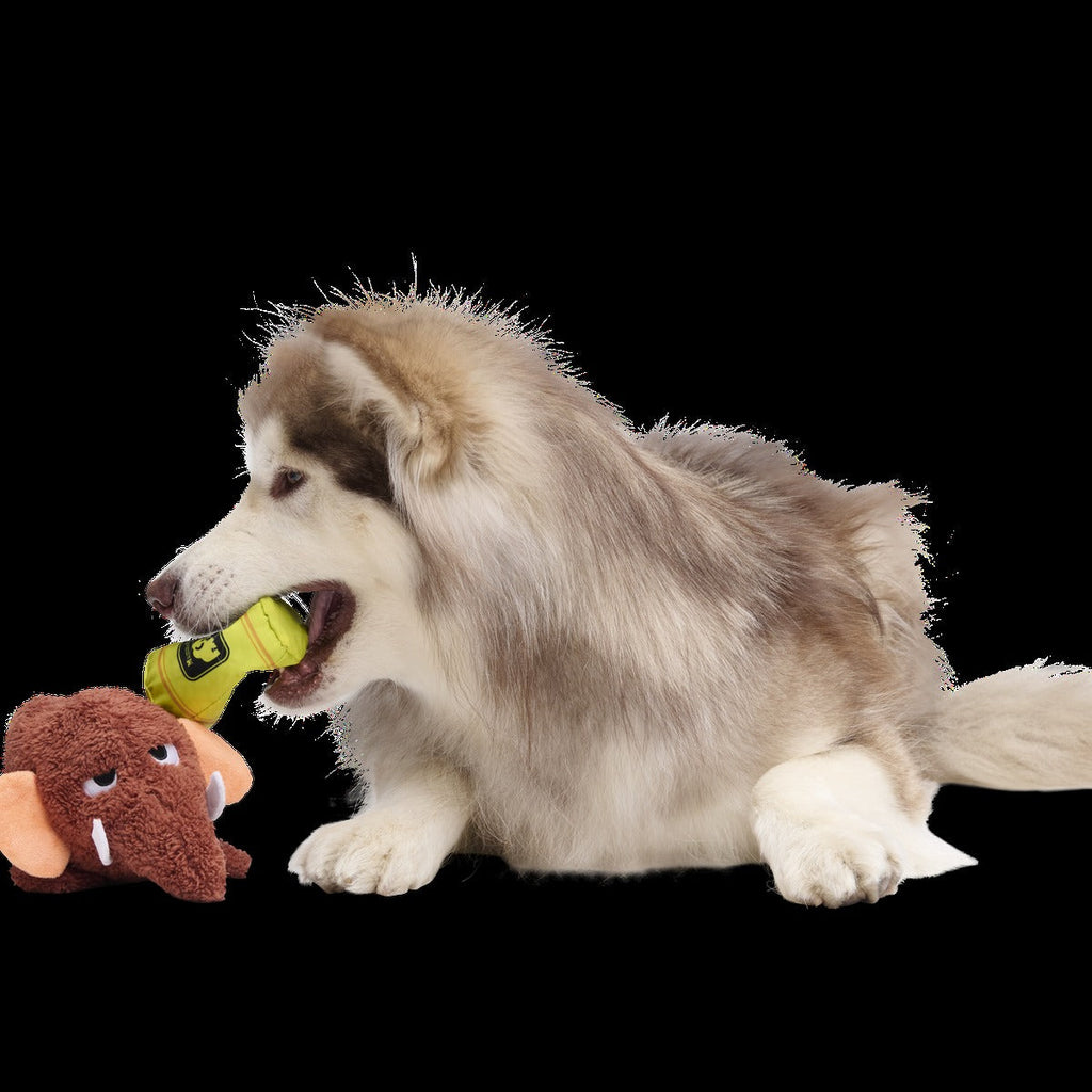 Mama Jama Mammoth Plush 2-in-1 Rip and Reveal Dog Toy