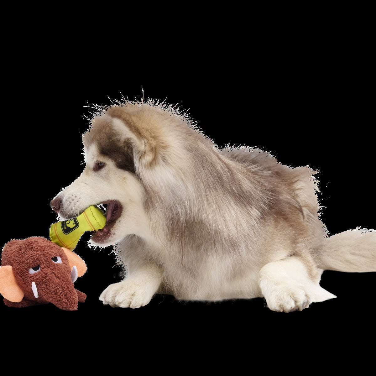 Mama Jama Mammoth Plush 2-in-1 Rip and Reveal Dog Toy