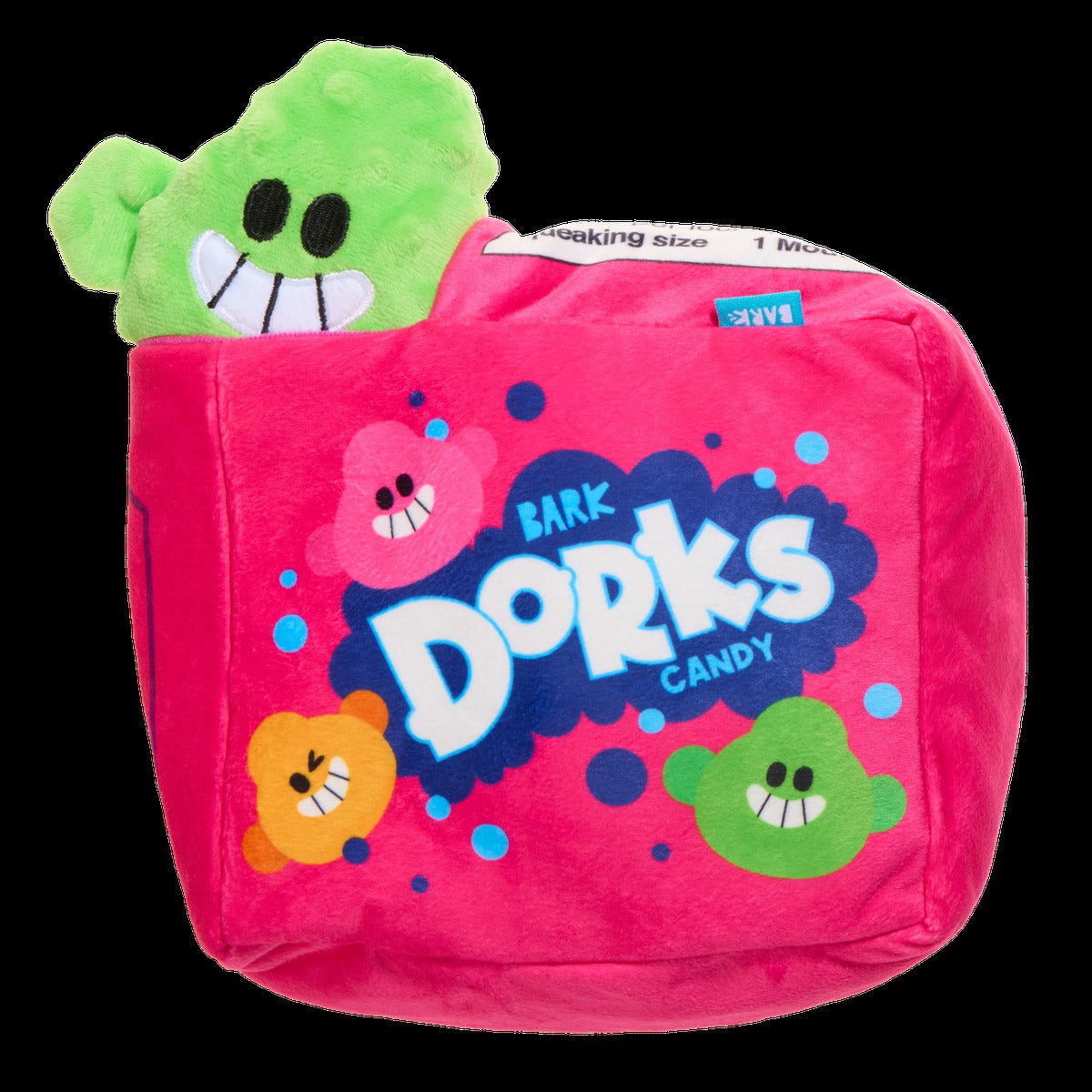 Dorks Plush Multi-Part + Enrichment Dog Toy