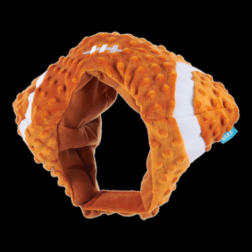 Football Head Plush Wearable Dog Toy