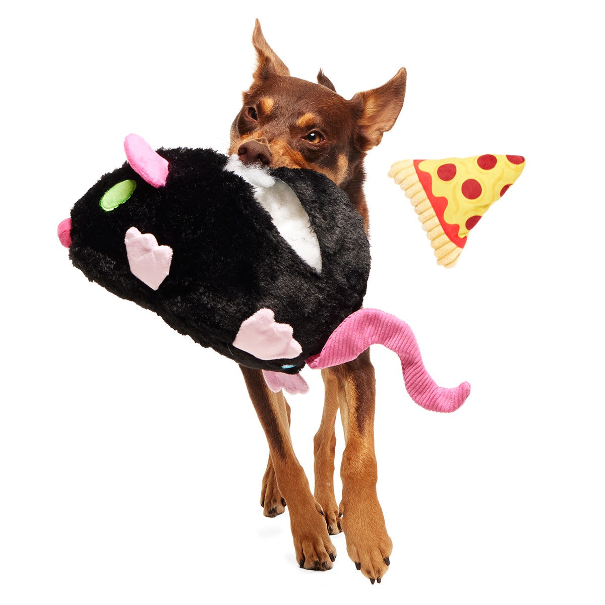 Rat-A-Chewy Plush Extra-Large + 2-in-1 + Tug Dog Toy