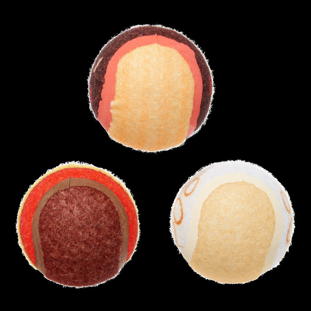 Ballscoti Cookies Plush Multi-Part Fetch Dog Toy