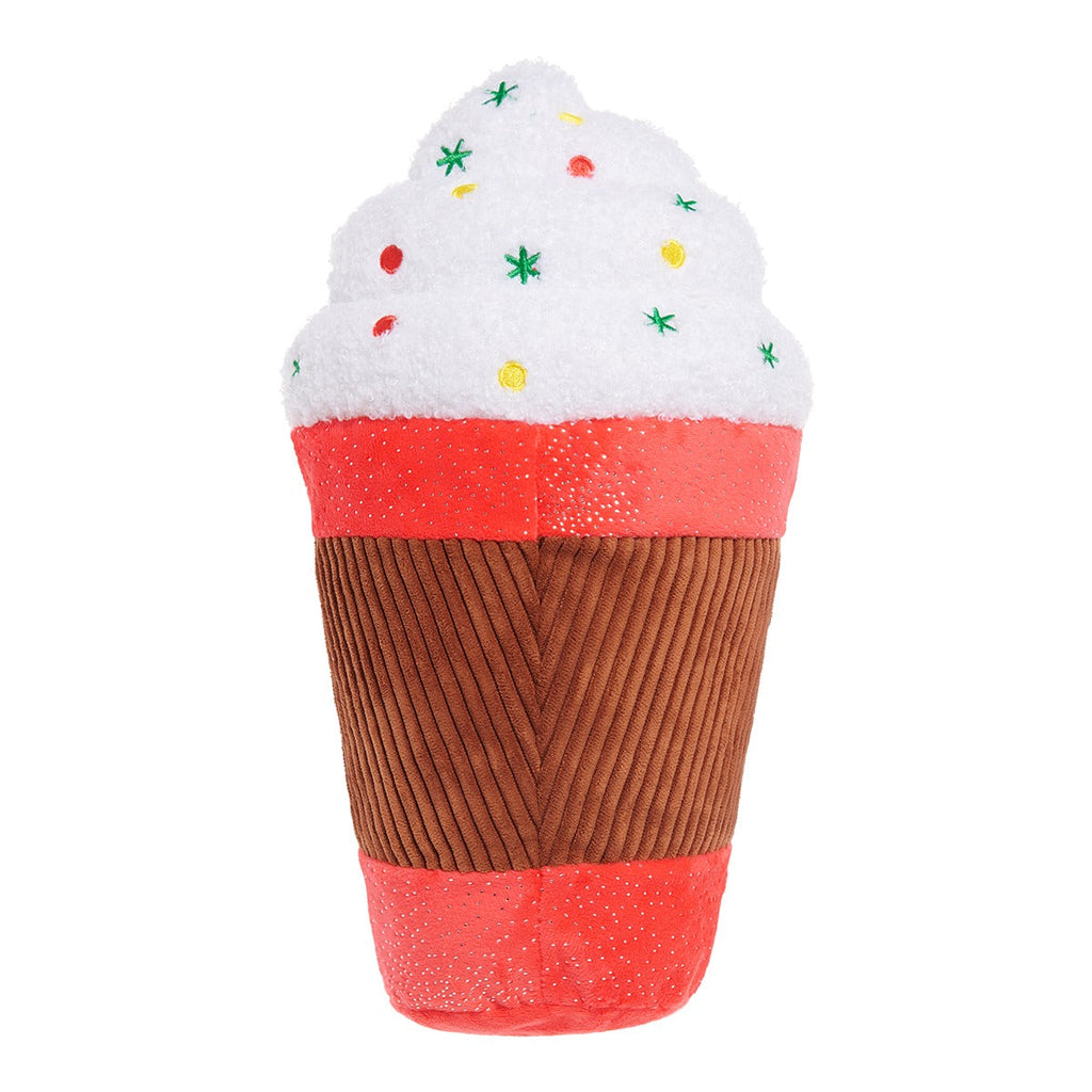 Jumbo Jingle Latte Plush Extra-Large Dog Toy