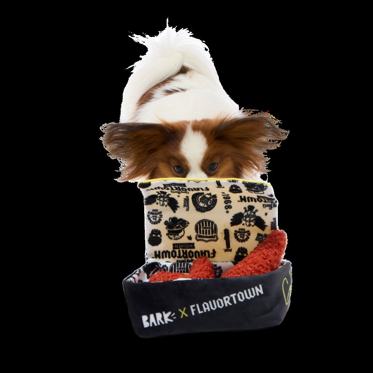 Flavgrrrtown Wings Plush Multi-Part + Enrichment Dog Toy