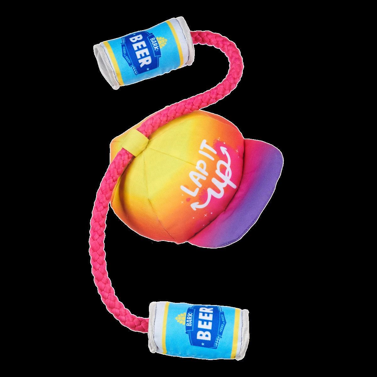 Chug n' Tug Hat Plush Dog Toy