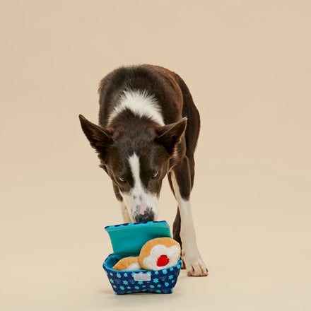 Woofganiyot Hanukkah Plush Multi-Part + Enrichment Dog Toy