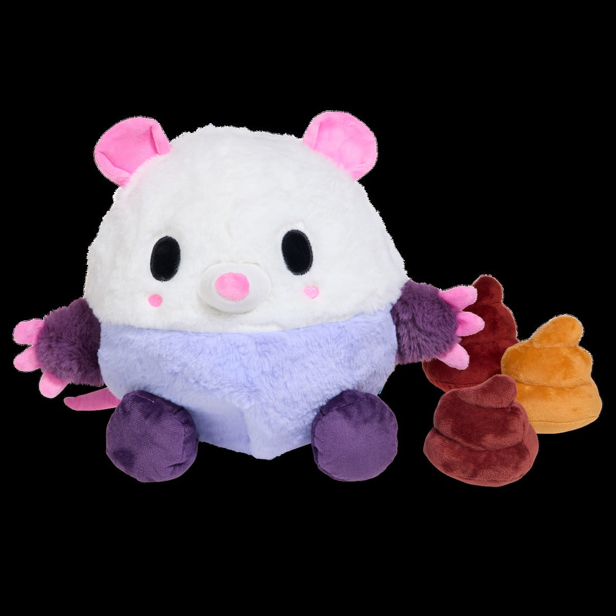 Poopers the Opossum Plush Extra-Large + Multi-Part + Enrichment Dog Toy