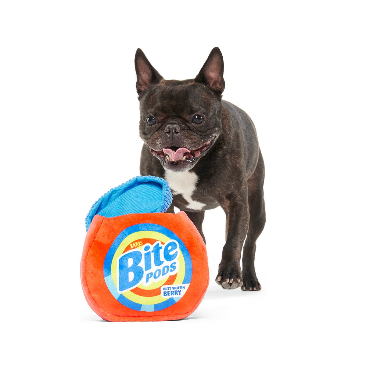Bite Pods Plush Multi-Part + Fetch + Enrichment Dog Toy