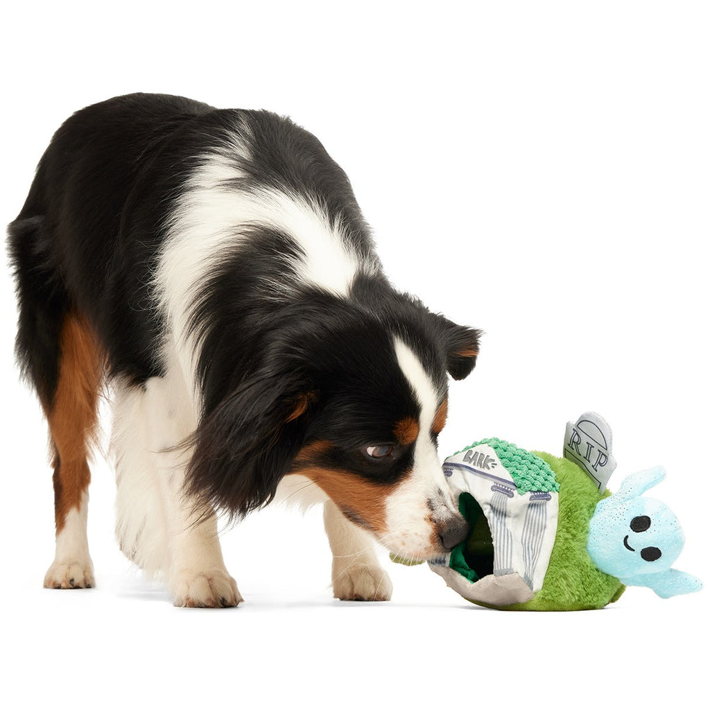 Now You See 'Em Mausoleum Plush Multi-Part + Enrichment Dog Toy