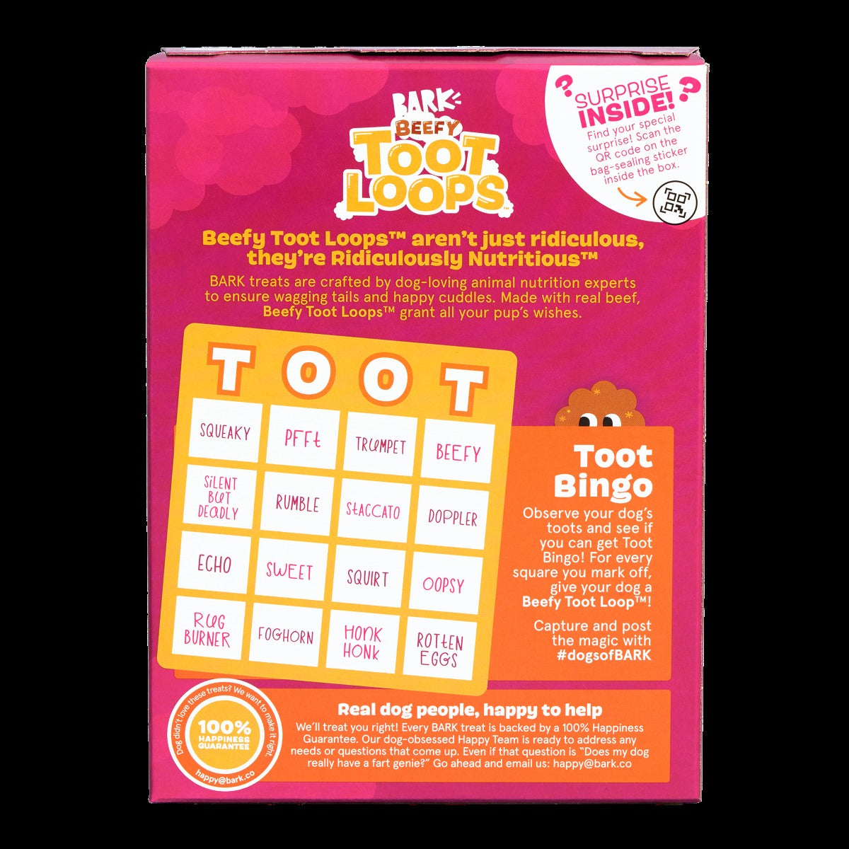 Beefy Toot LoopsTM Beef Blend Hard & Crunchy Dog Treats, 10 oz