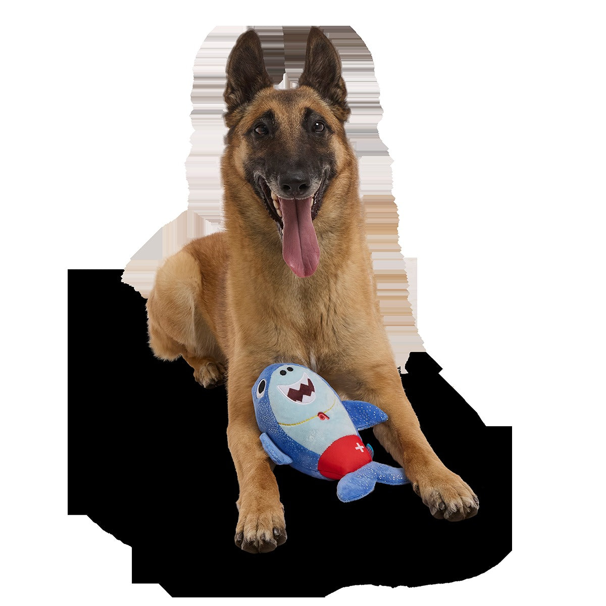 Pool Shark Shane Plush Tug Dog Toy