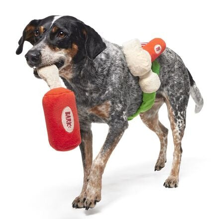 Do-It-Your-Elf Toolbelt Wearable Multipart Plush Tug Dog Toy