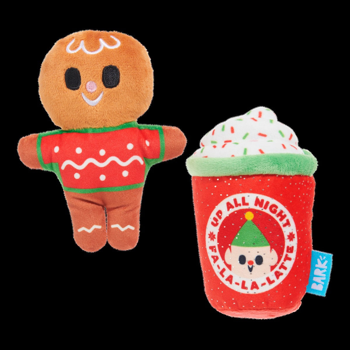 Ginger Brew Crew Plush Multi-Part Dog Toy