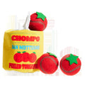 San Muttzano Tomatoes Plush Multi-Part + Enrichment + Fetch Dog Toy