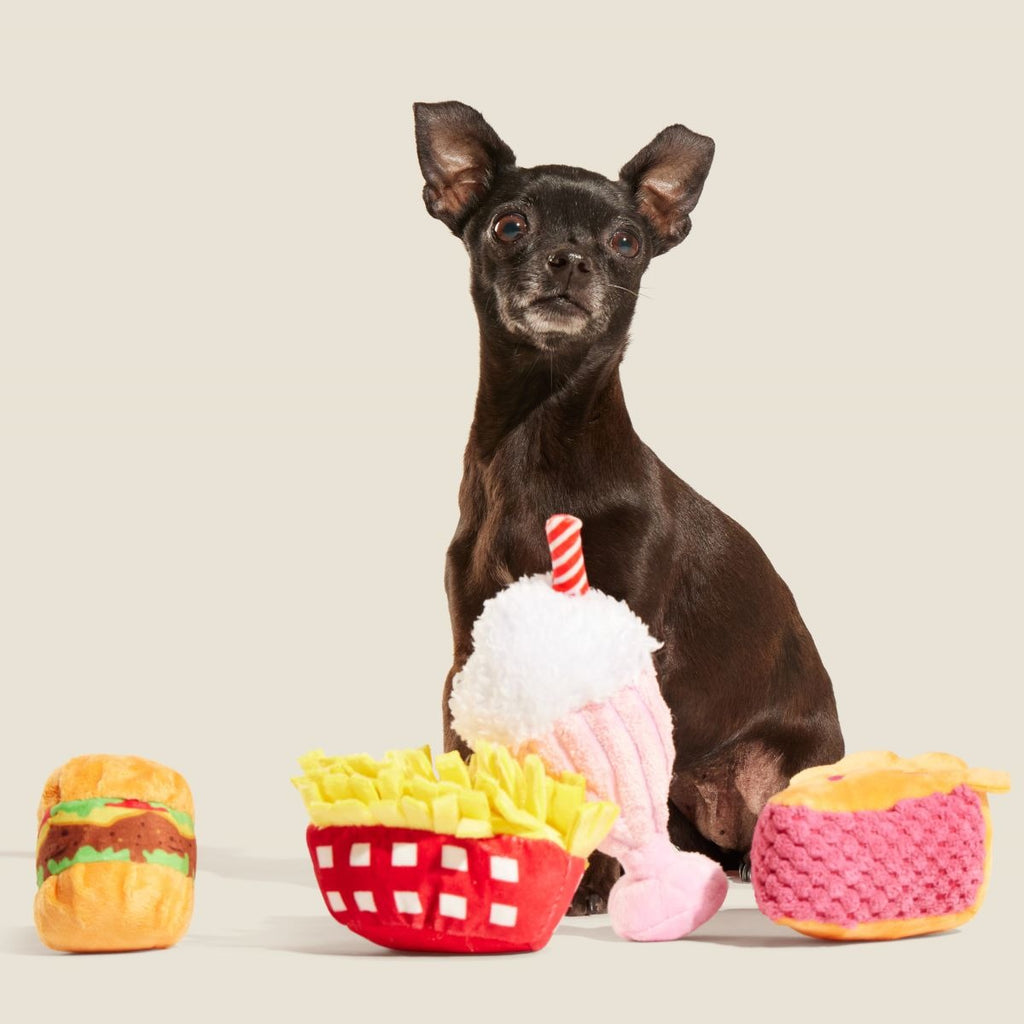 Dine & Dash Bundle Plush Multi-Part Dog Toy