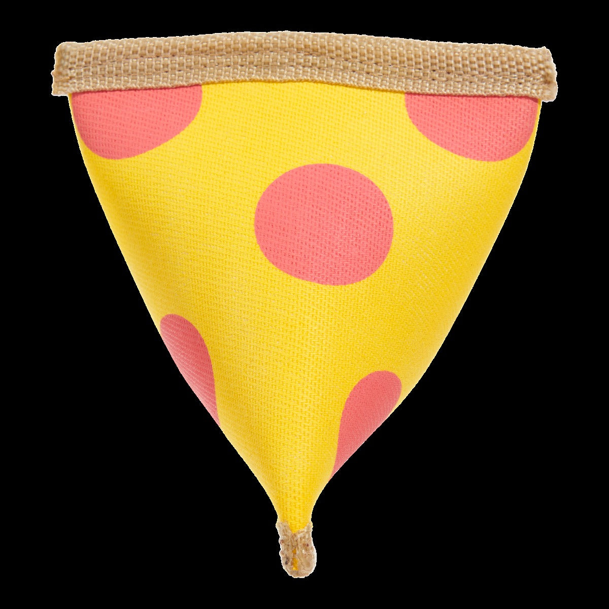Lil Squeaker's Pizza Super Chewer Durable 2-in-1 Fetch Dog Toy