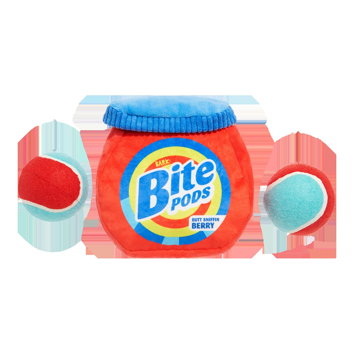 Bite Pods Plush Multi-Part + Fetch + Enrichment Dog Toy
