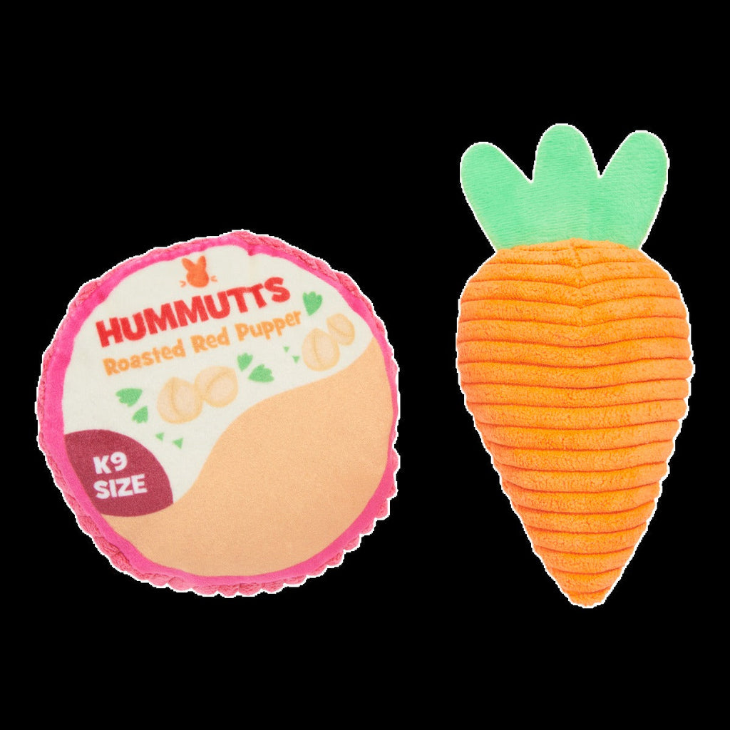 Carrot & Hummutts Plush Multi-Part Dog Toy