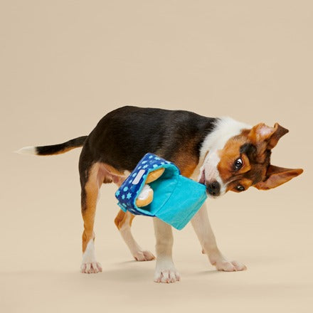 Woofganiyot Hanukkah Plush Multi-Part + Enrichment Dog Toy