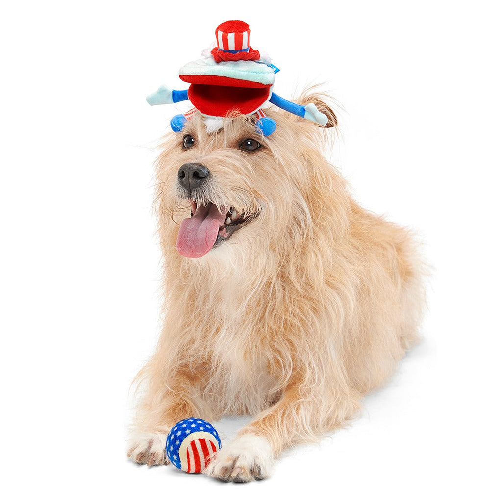 Uncle Clam Plush Multi-Part + Fetch + Enrichment Dog Toy