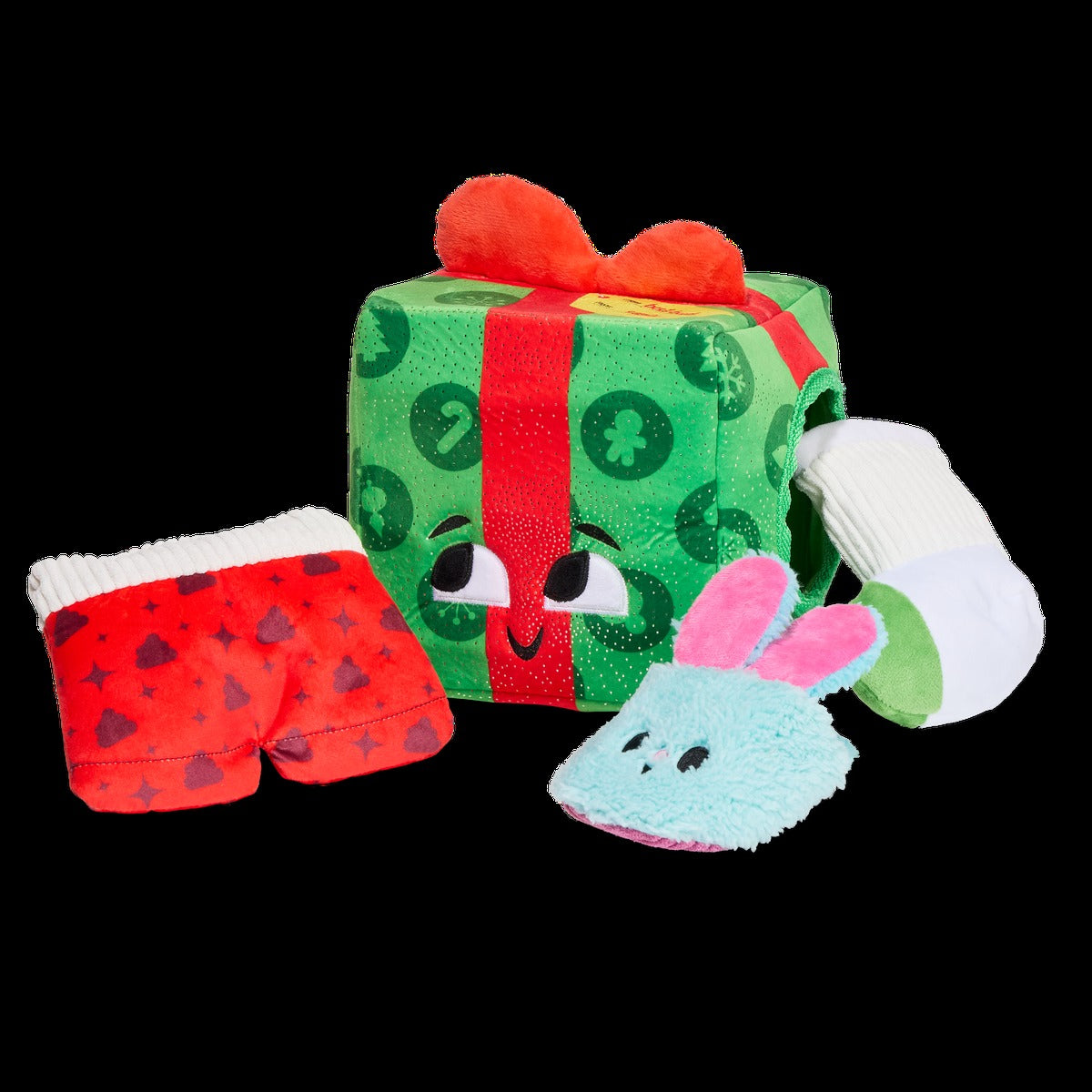 Holly Day's Presents Plush Extra-Large + Multi-Part + Enrichment Dog Toy