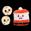 Santa's Jolly Cookie Jar Plush Multi-Part Dog Toy