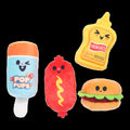 The Bark-B-Q Bunch Plush Multi-Part Dog Toy