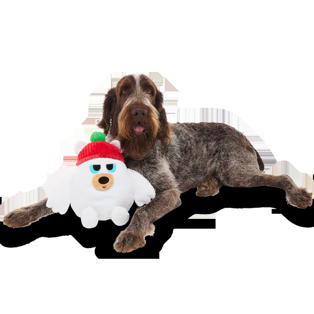 Polar Bear Vortex Plush Extra-Large + 2-in-1 Dog Toy