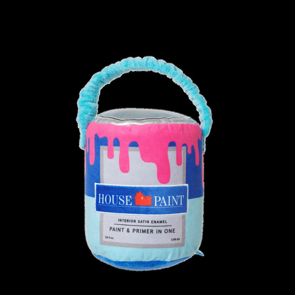 Kevin's Paint Can Plush Tug Dog Toy