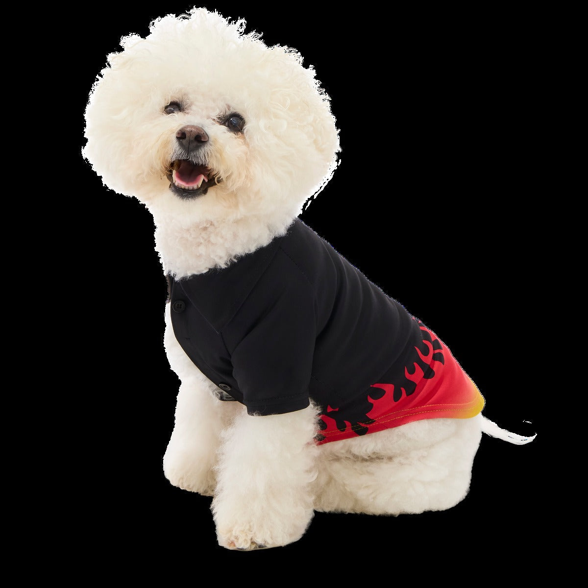 Flame Broiled Button-Down Dog Shirt