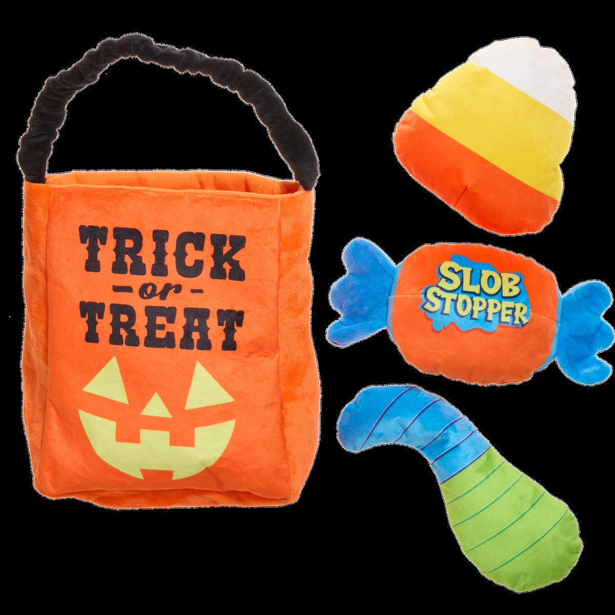 Candy Haul-O-Ween Plush Multi-Part + Tug + Enrichment Dog Toy