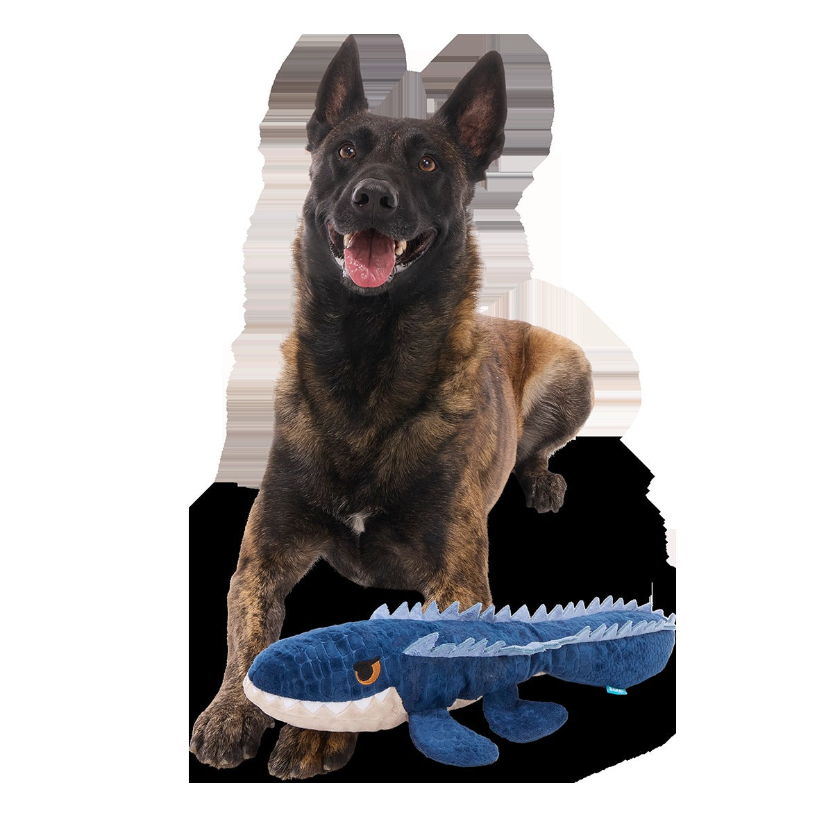 Mosasaurus Plush 2-in-1 + Tug Dog Toy