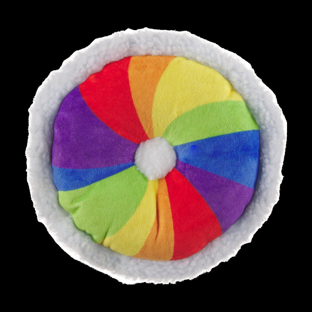 Rainbow-wow Bagel Plush Tug Dog Toy