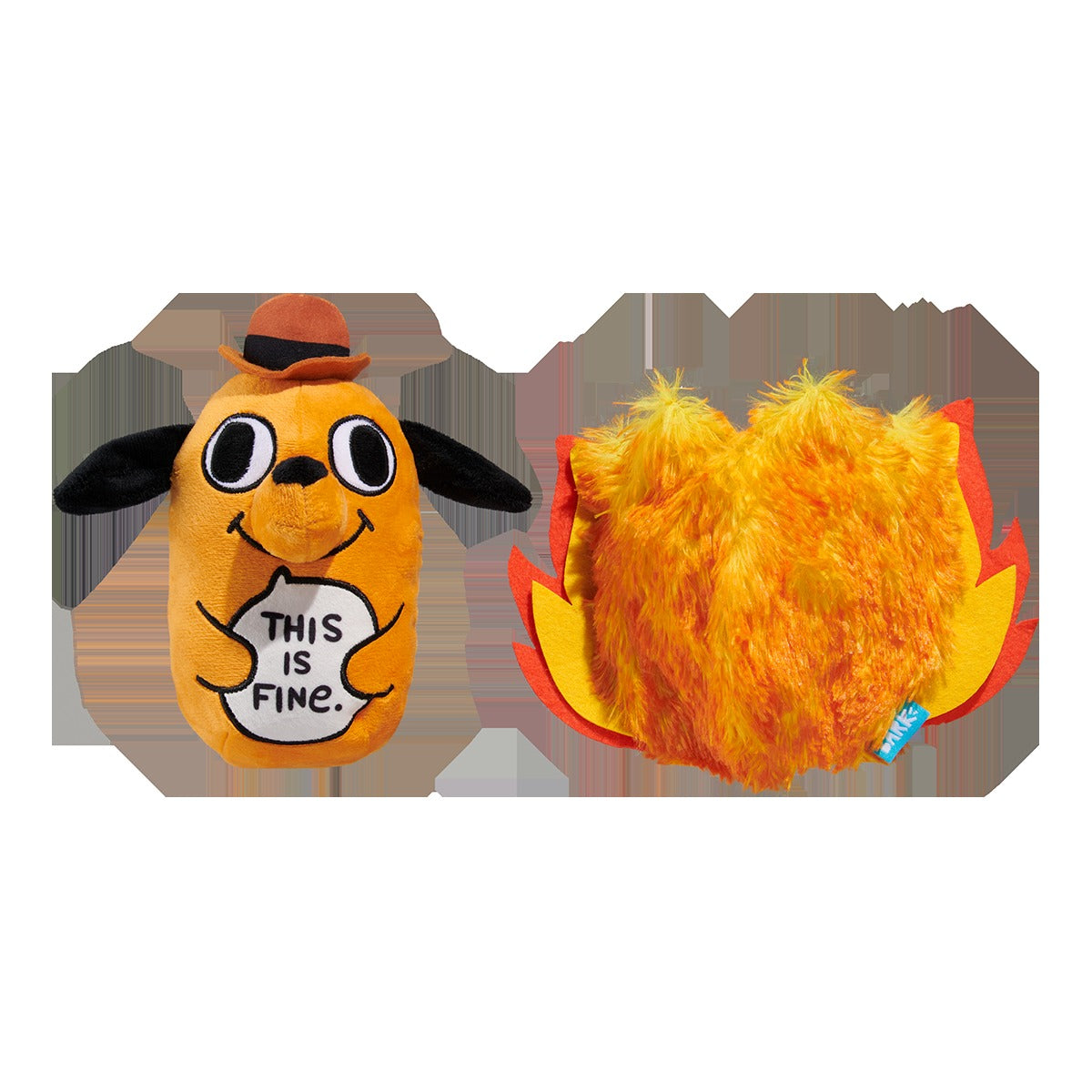 This is Fine Plush Multi-Part + Enrichment Dog Toy