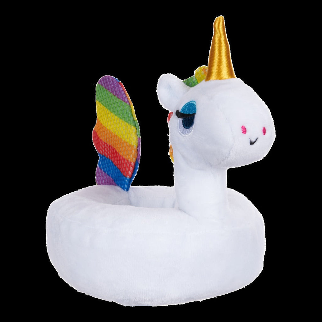 Tina the Tubular Unicorn Plush Tug Dog Toy