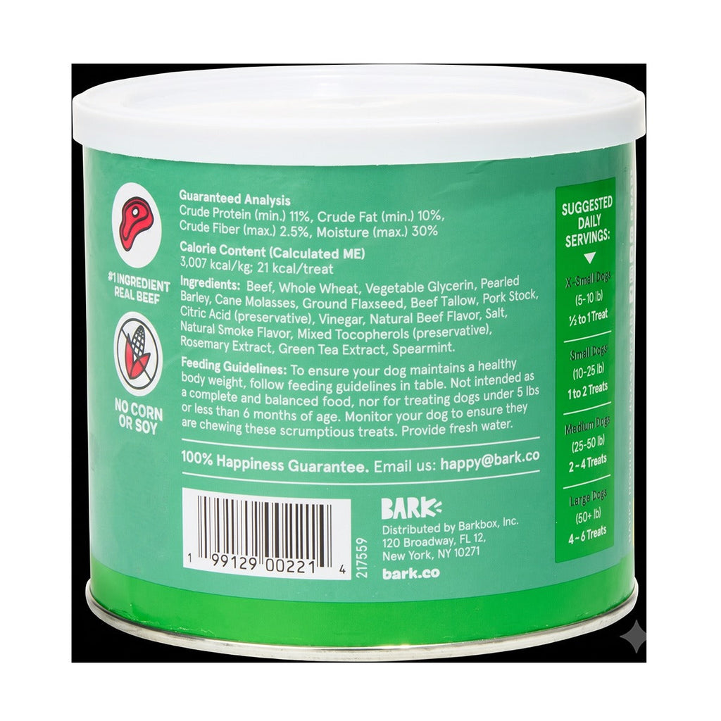 Drool Logs Beef Recipe Dog Treats, 8 oz