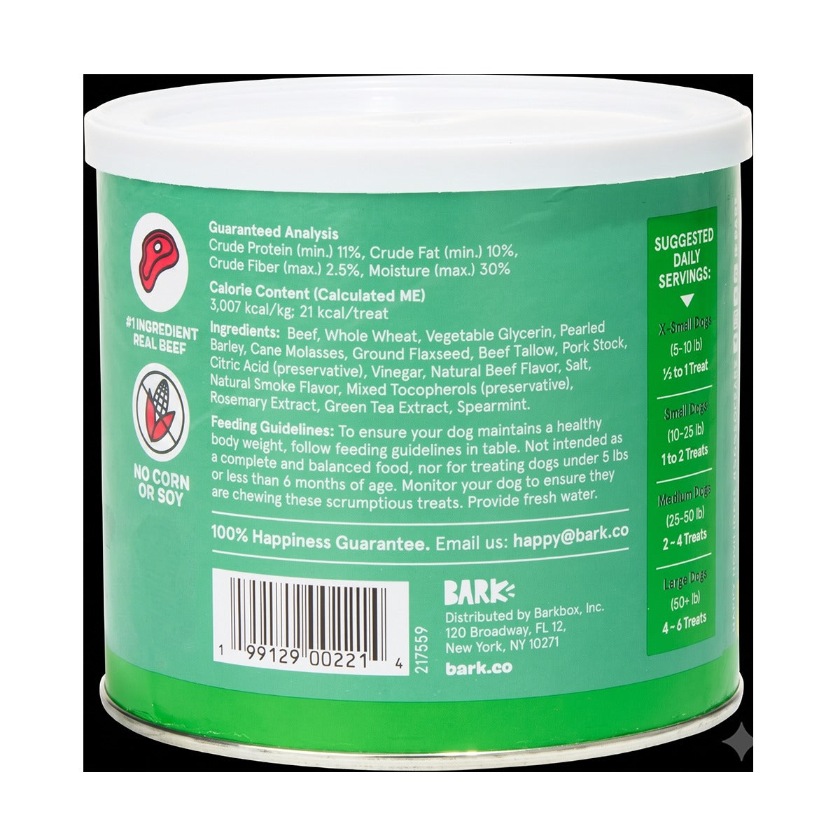 Drool Logs Beef Recipe Dog Treats, 8 oz