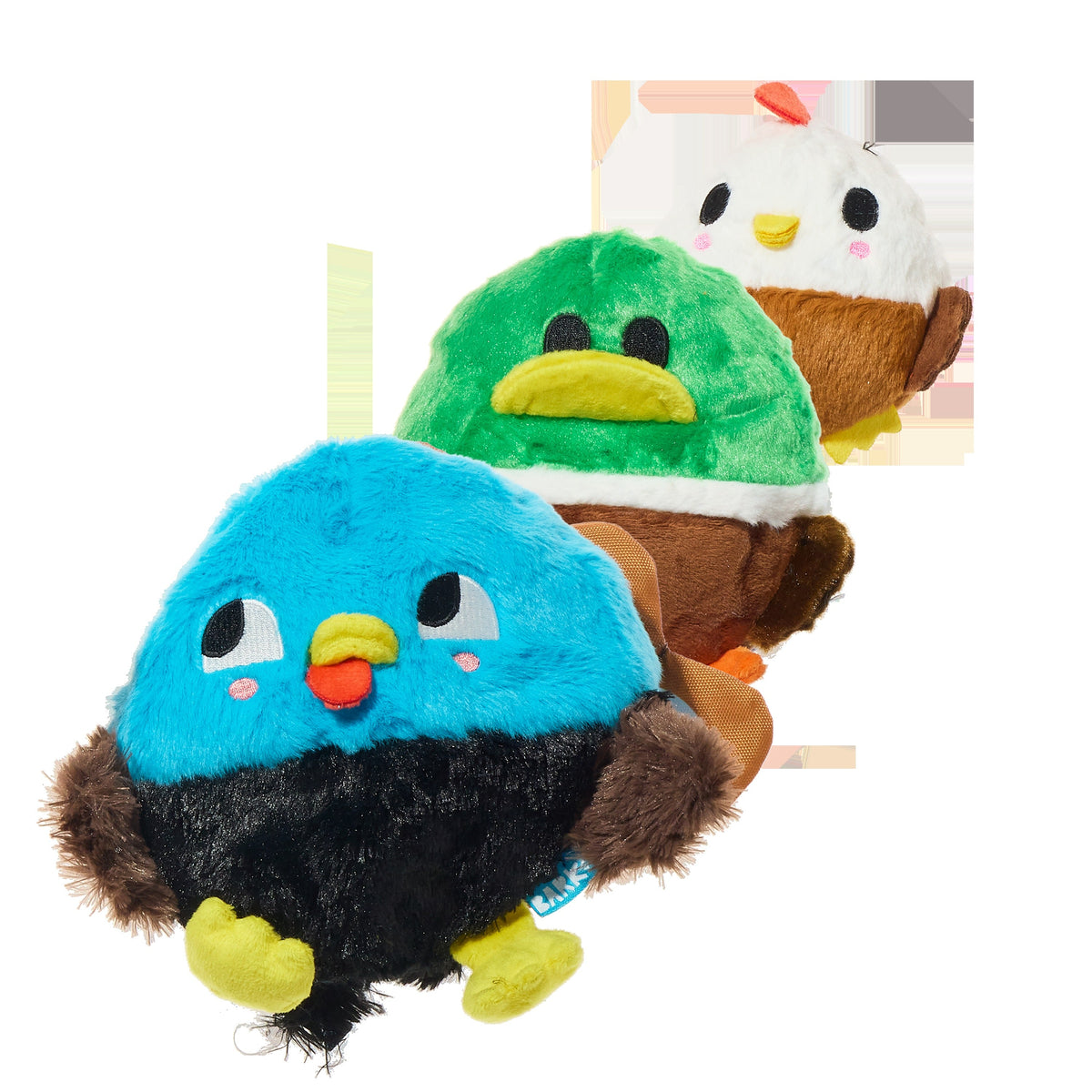 The Pecking Order Plush Multi-Part Dog Toy
