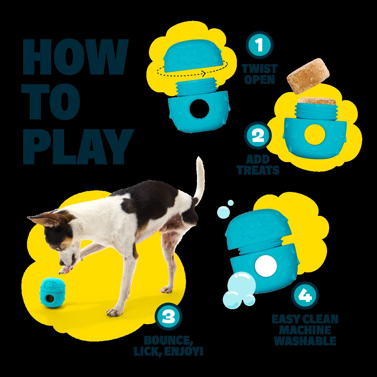 Licksters: Starter Kit (Toy + 2 Treat Packs)