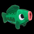 Big Squeak Bass Plush Tug + Enrichment Dog Toy
