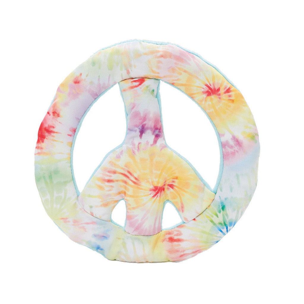 Give Peace a Tug Plush Dog Toy