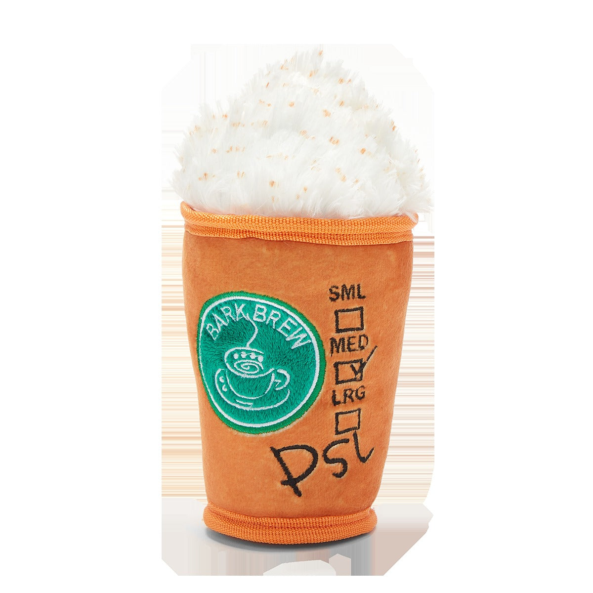 Puggin Spice Latte Plush Dog Toy